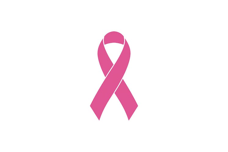 Oral cancer awareness ribbon